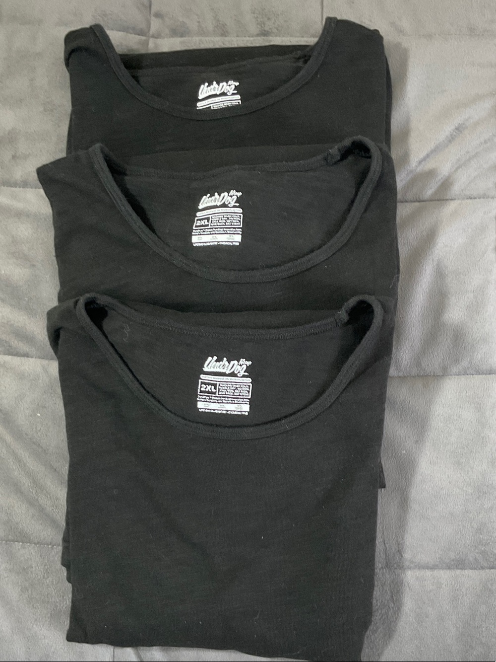 UndrDog hemp bamboo organic cotton t-shirt set of 3